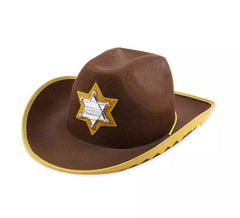 Chapeau de shérif marron adulte