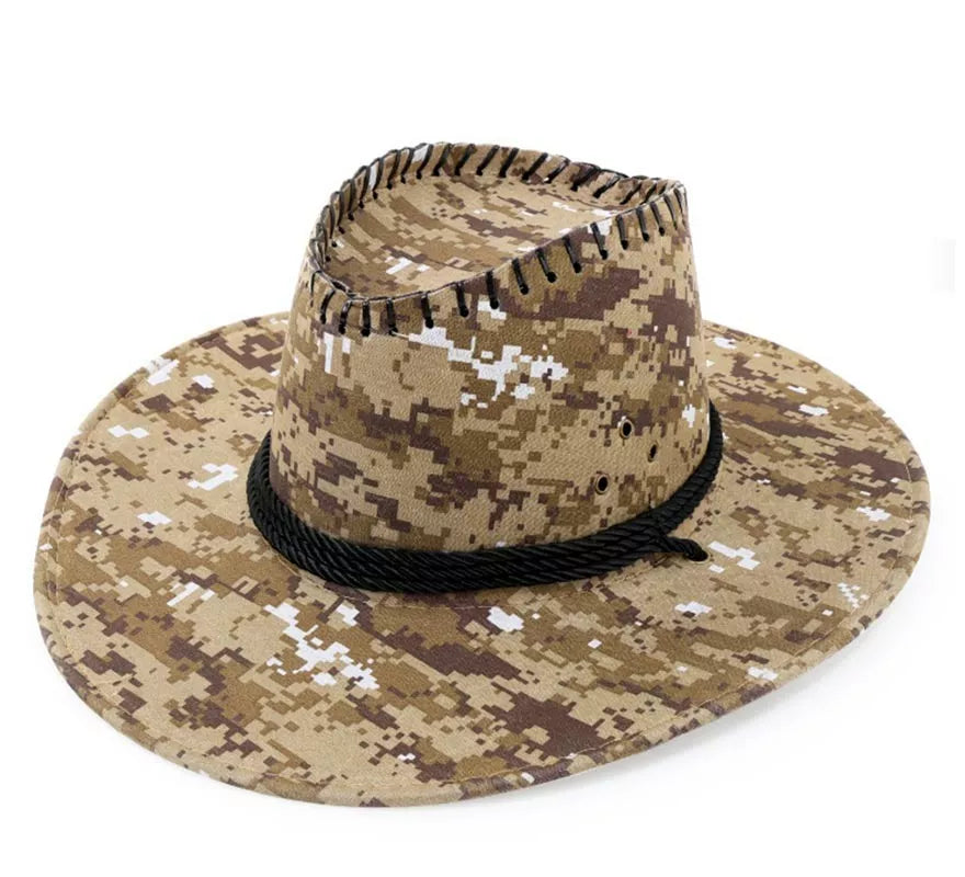 Translation missing: fr.Sombrero de Vaquero Camuflaje Block adulto