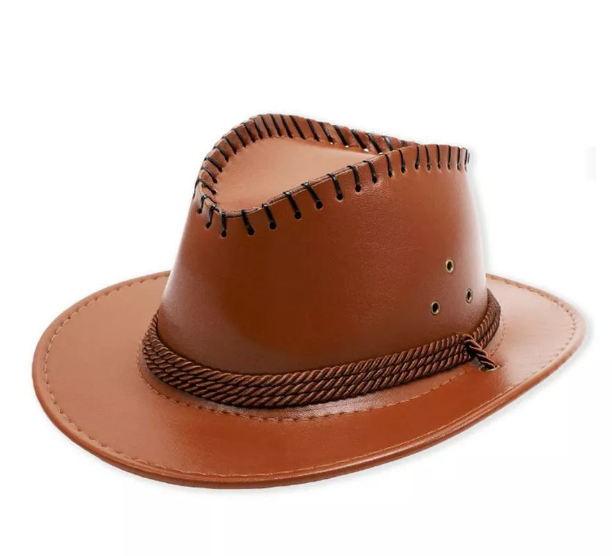 Translation missing: fr.Sombrero de Vaquero con Cuerda en varios colores de cuero infantil