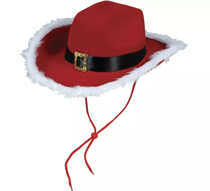 Translation missing: fr.Sombrero de Vaquero de Papá Noel de Fieltro