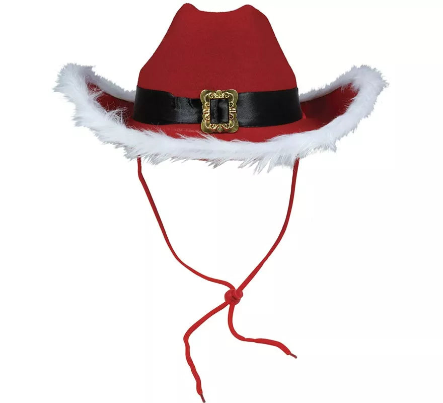 Translation missing: fr.Sombrero de Vaquero de Papá Noel de Fieltro