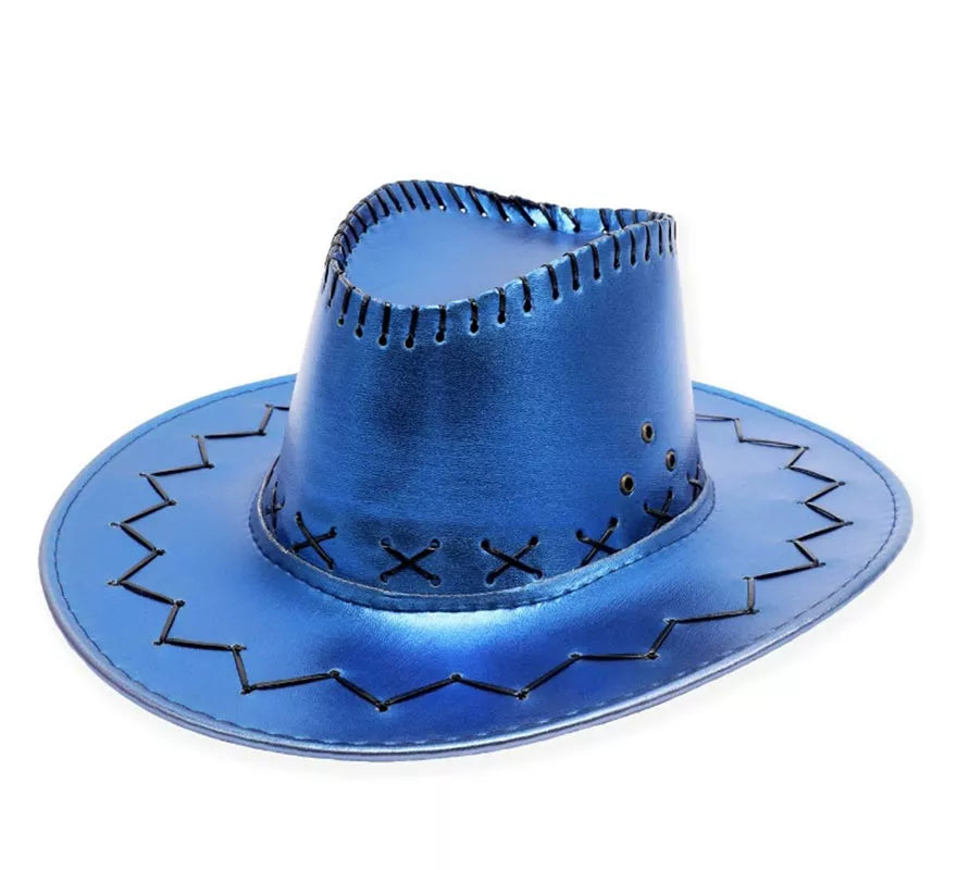 Translation missing: fr.Sombrero de Vaquero en varios colores metalizados adulto