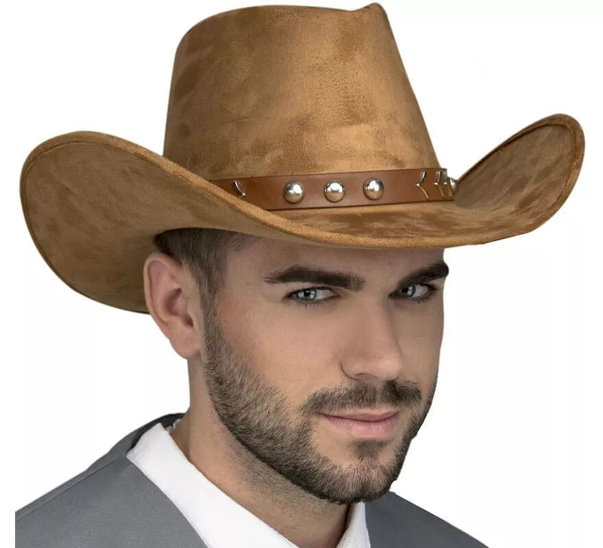 Translation missing: fr.Sombrero de Vaquero Marrón con Cinta