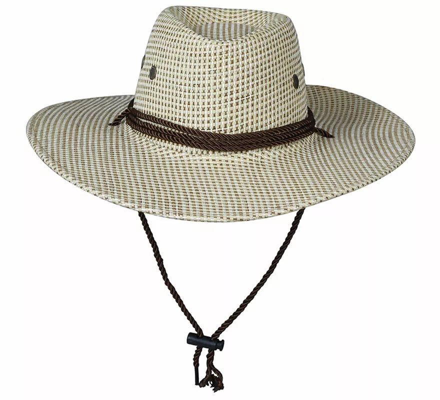 Translation missing: fr.Sombrero de Vaquero o Explorador Marrón de Tela