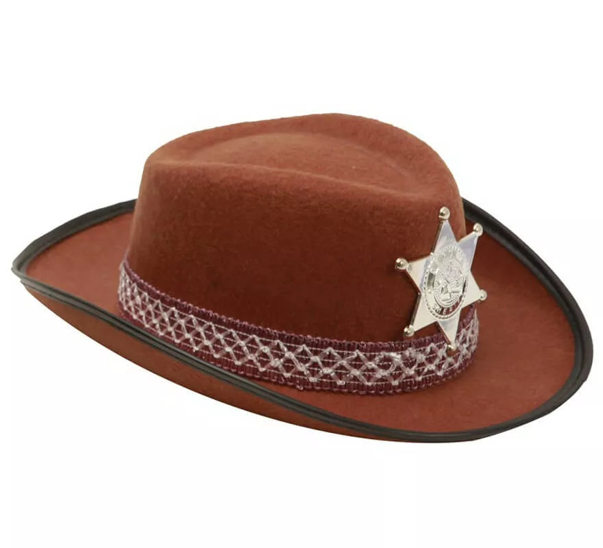 Translation missing: fr.Sombrero de Vaquero para niños marrón