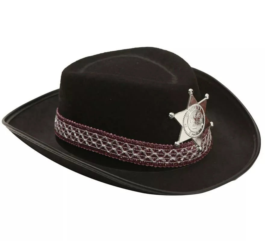 Translation missing: fr.Sombrero de Vaquero para niños negro