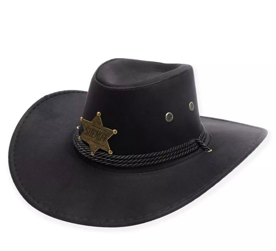 Translation missing: fr.Sombrero de Vaquero Sheriff en varios colores adulto