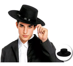Chapeau de feutre Cordobes noir adulte