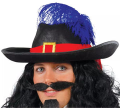 Chapeau de Mousquetaire Feutré Noir