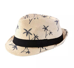 Chapeau hawaïen beige adulte 28x23x13 cm