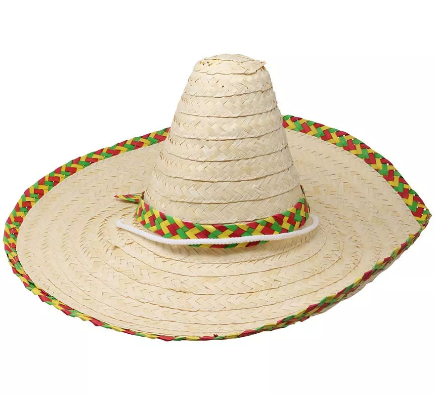 Translation missing: fr.Sombrero Mexicano de paja 50 cms