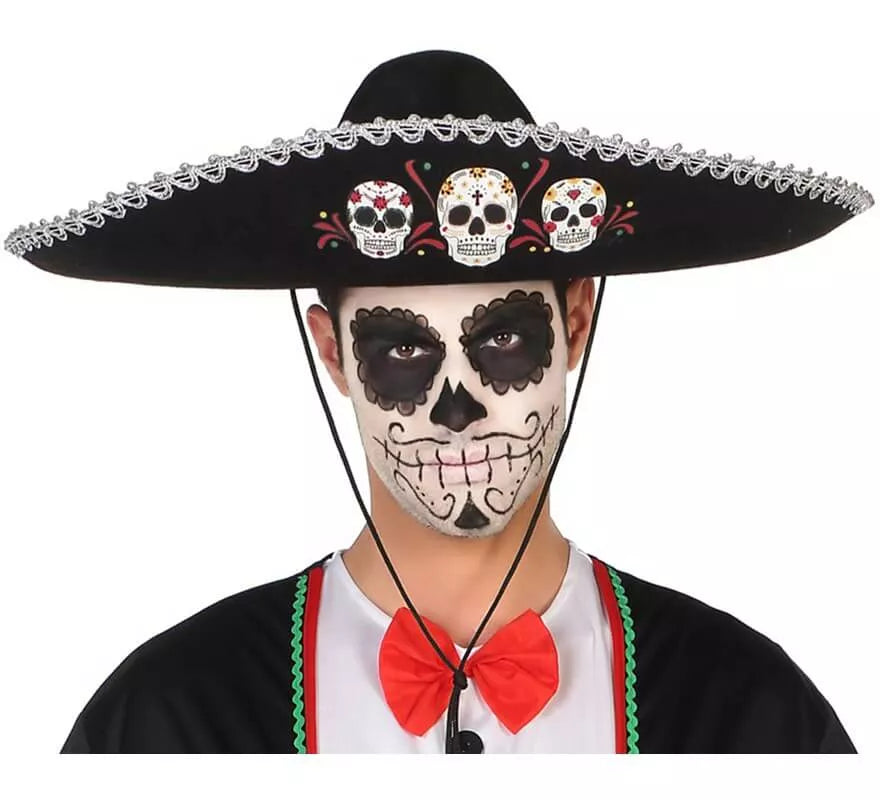 Translation missing: fr.Sombrero Mexicano del Día de los Difuntos 58Cm