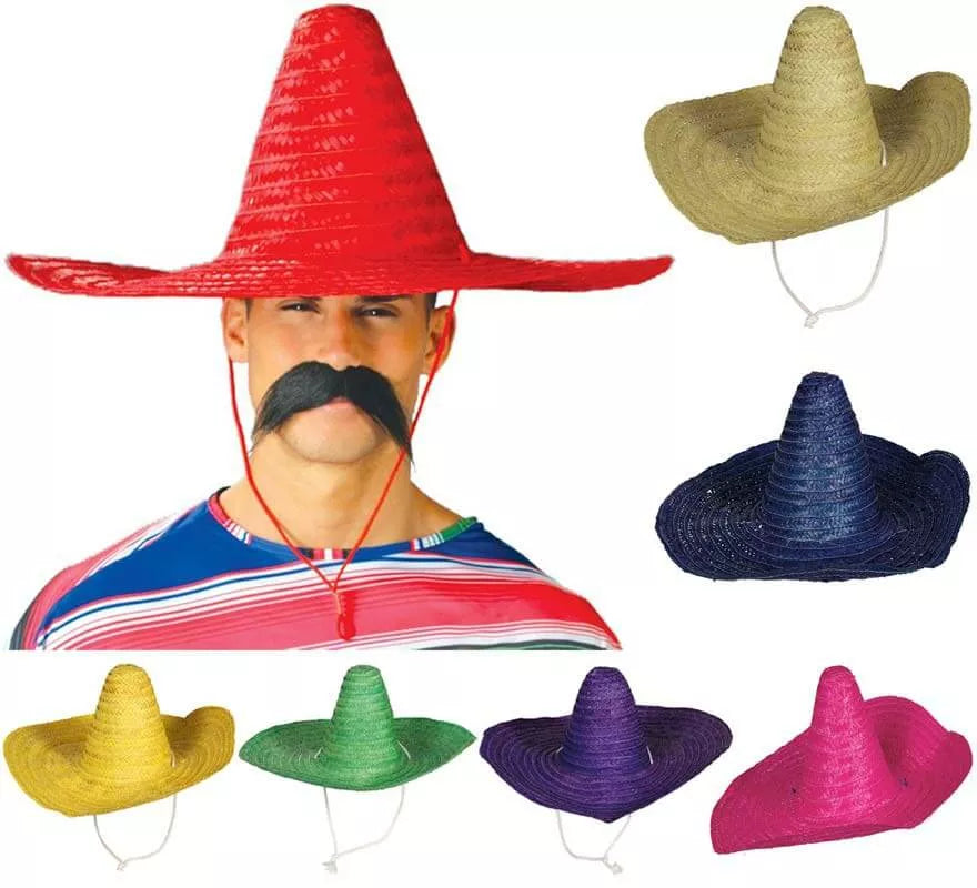 Translation missing: fr.Sombrero Mexicano en varios colores 50 cm