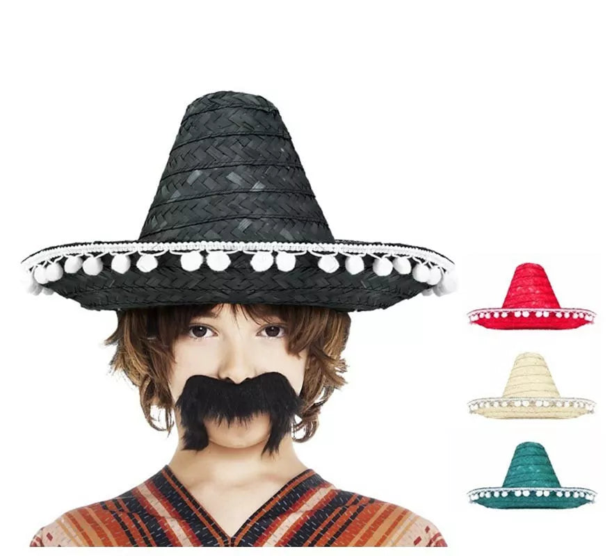 Translation missing: fr.Sombrero Mexicano infantil de 35 cm colores surtidos