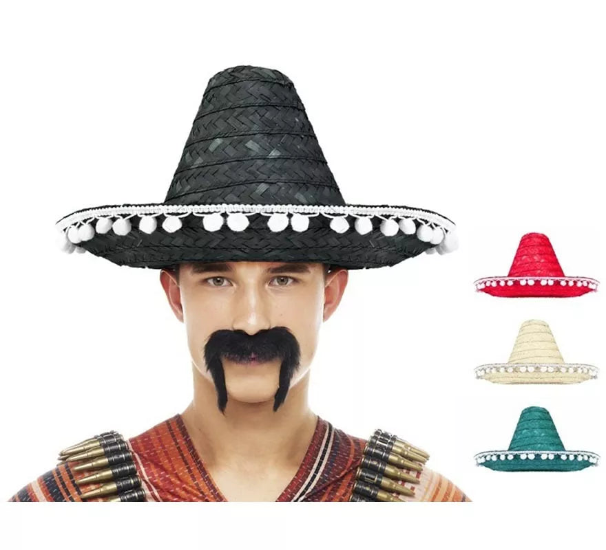 Translation missing: fr.Sombrero Mexicano Liso adulto colores surtidos