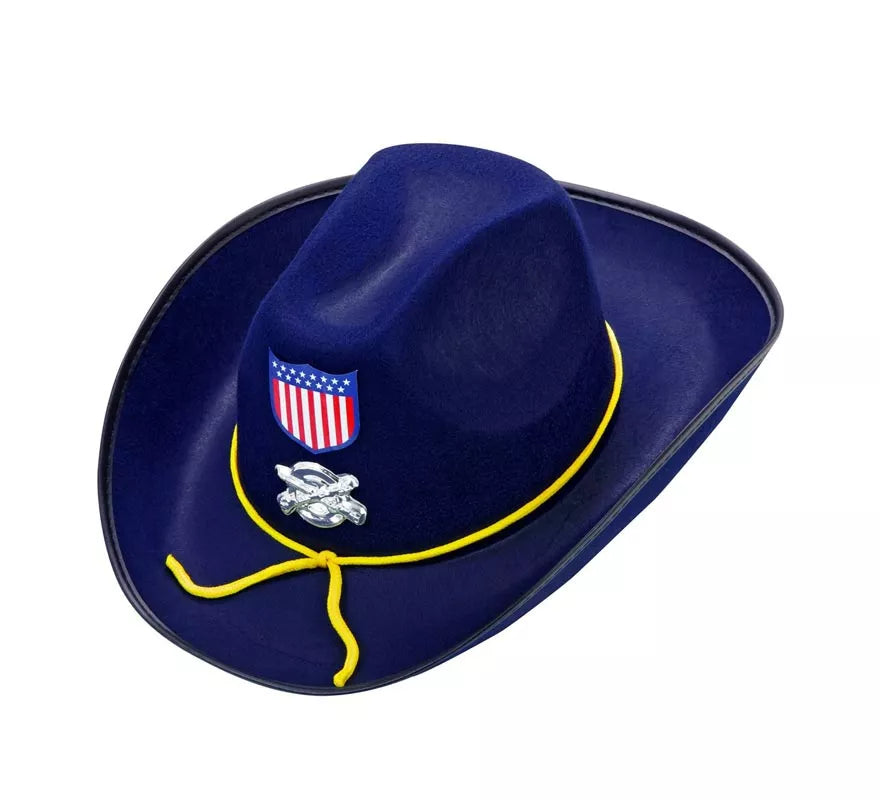 Translation missing: fr.Sombrero Soldado Unionista Nordista Americano de fieltro adulto