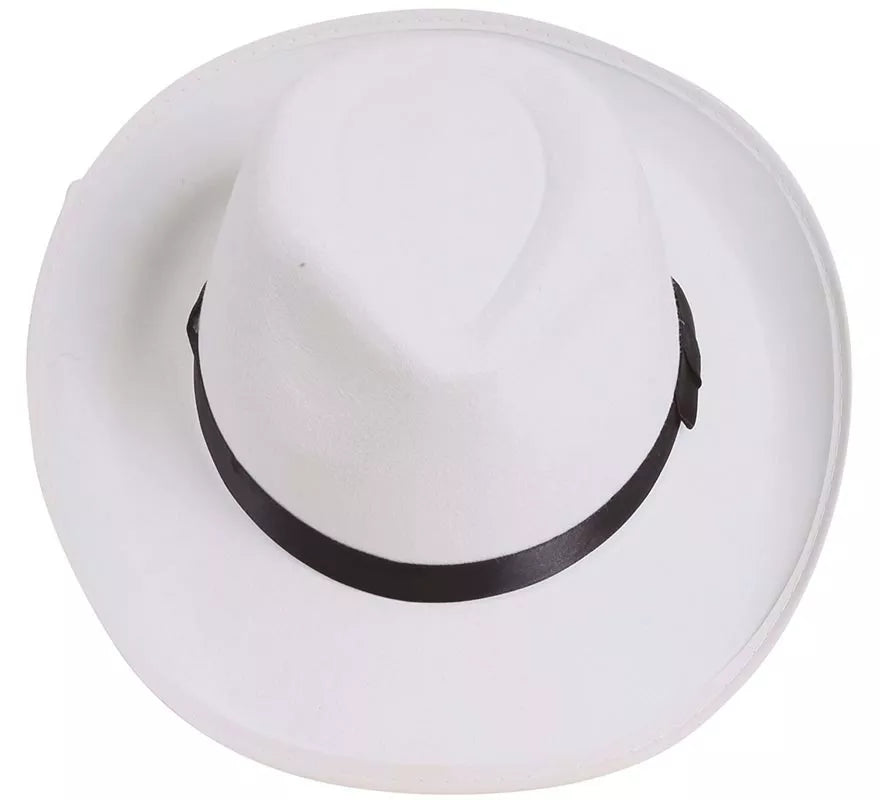 Sombrero Rey del pop blanco