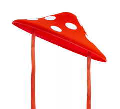 Chapeau en Feutre Champignon Rouge