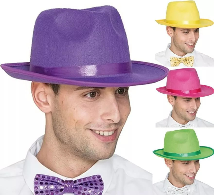 Translation missing: fr.Sombrero Trilby de Gánster de Fieltro en varios colores