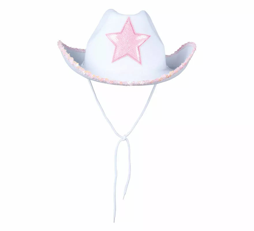 Translation missing: fr.Sombrero Vaquero Blanco con Estrella