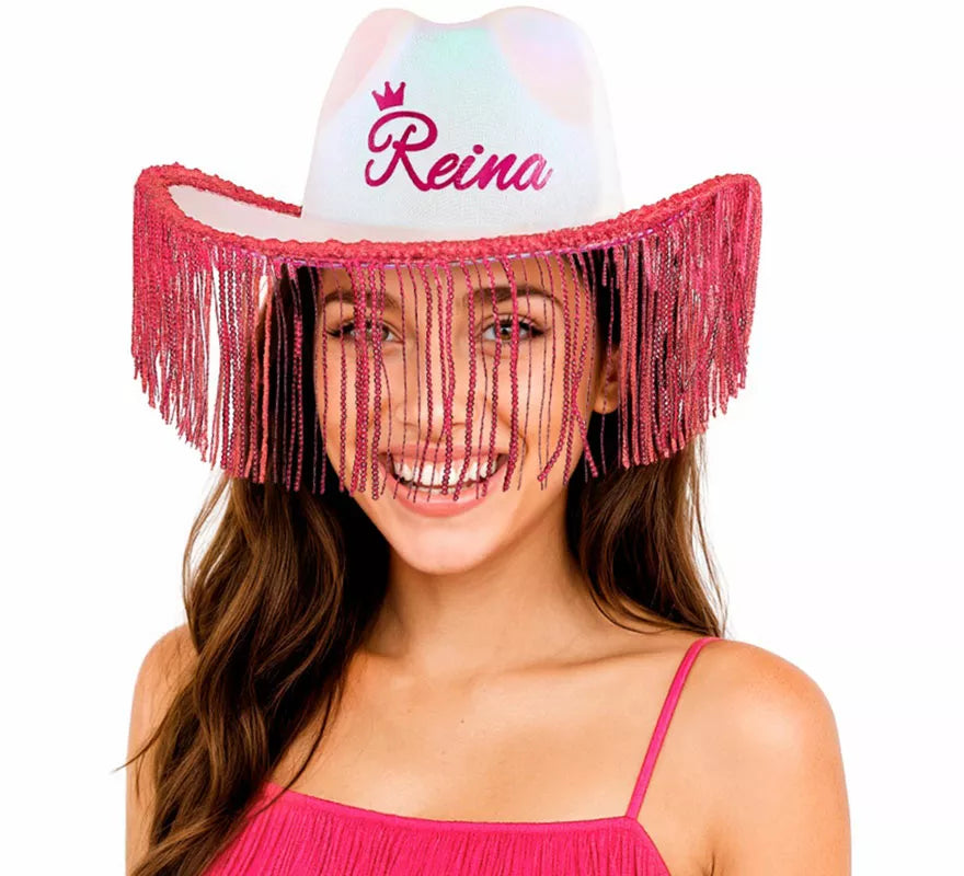 Translation missing: fr.Sombrero Vaquero con Flecos 'Reina'