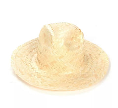 Chapeau de Cowboy en Paille Naturelle Adulte