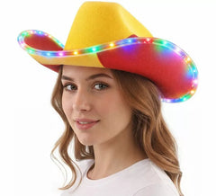 Chapeau de Cowboy Espagne avec Lumière