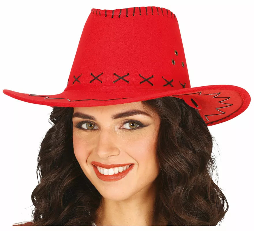 Translation missing: fr.Sombrero Vaquero Similpiel en varios colores adulto