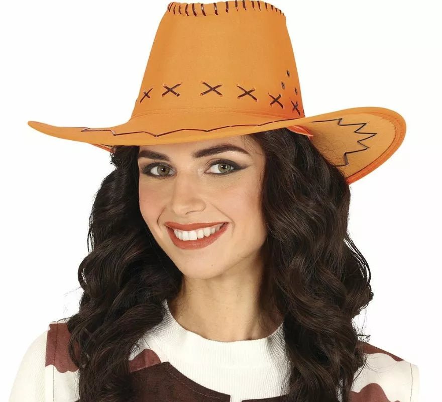 Translation missing: fr.Sombrero Vaquero Similpiel en varios colores adulto