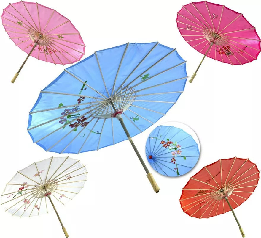 Translation missing: fr.Sombrilla China de Flores de 85x52 cm en varios colores