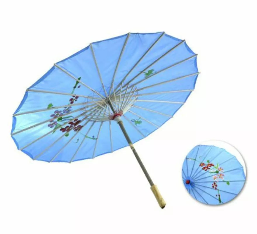Translation missing: fr.Sombrilla China de Flores de 85x52 cm en varios colores