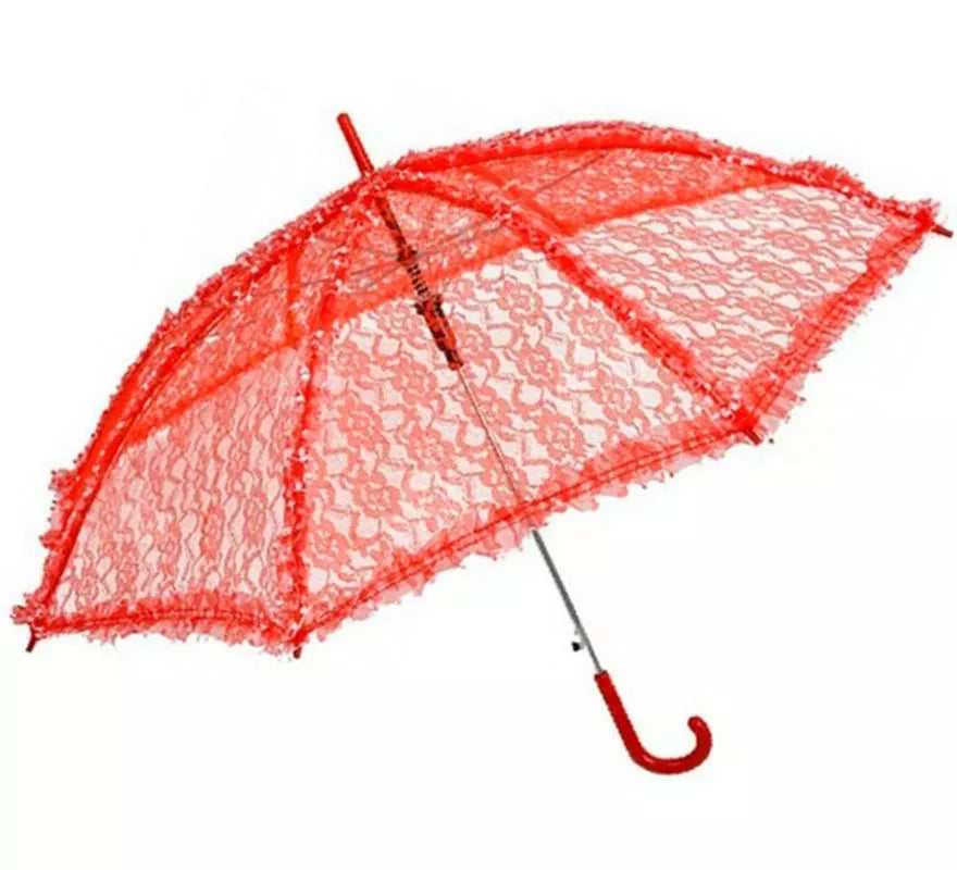 Translation missing: fr.Sombrilla de Encaje de 90 cm de diámetro en varios colores