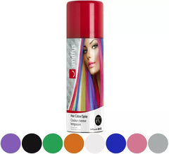 Spray pour Cheveux 125 ml en plusieurs couleurs.