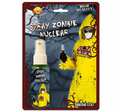 Spray Zombie Nucléaire Sang Vert pour Halloween