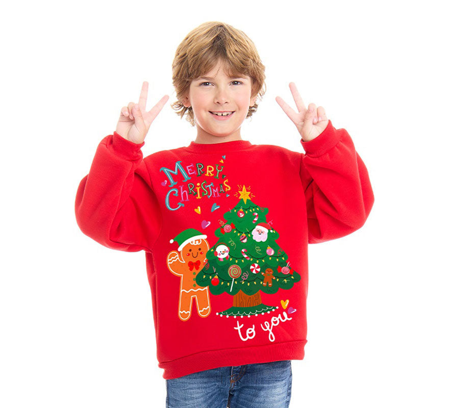 Translation missing: es.Sudadera Merry Christmas para niños