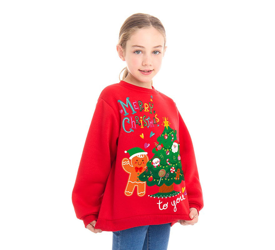 Translation missing: fr.Sudadera Merry Christmas para niños