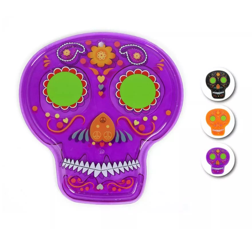 Translation missing: fr.Tabla Día de los Muertos en colores surtidos de 22,5x21 cm