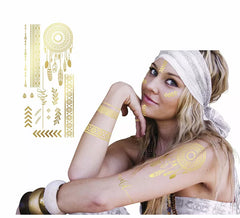Tatouage Hippie Or