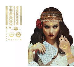 Tatouage d'or moyen
