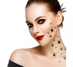 Tatouage de 16 araignées noires