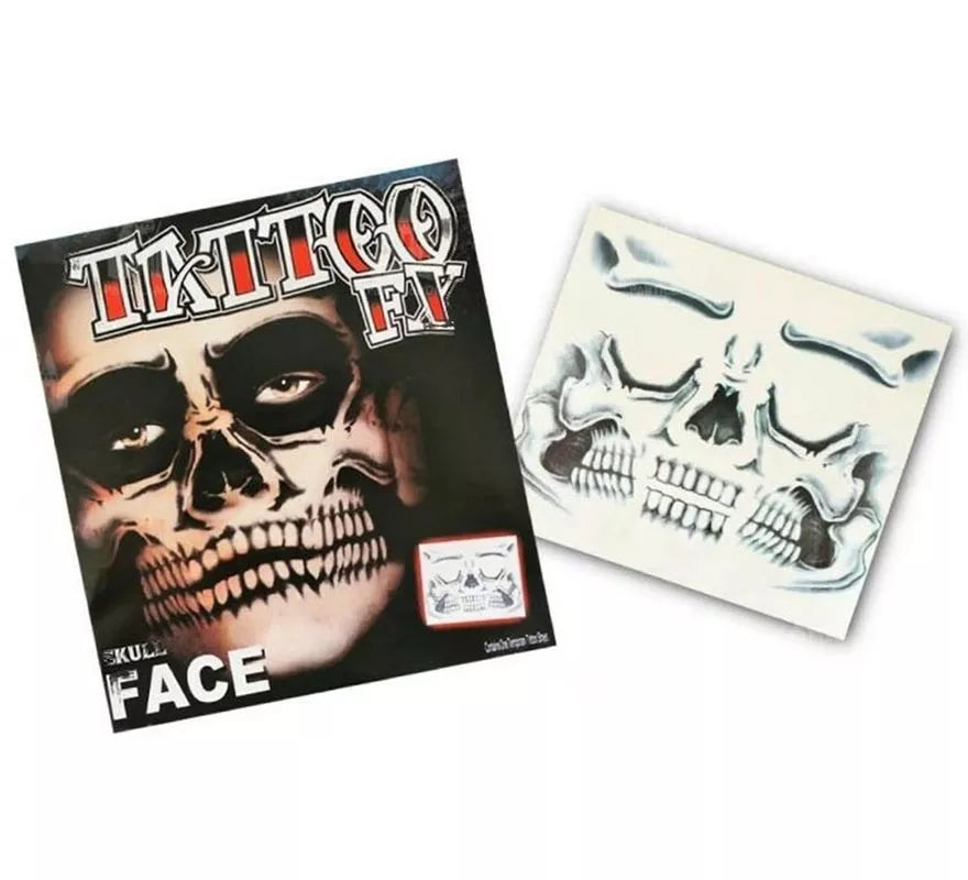 Translation missing: fr.Tatuaje Facial Halloween Esqueleto Fx