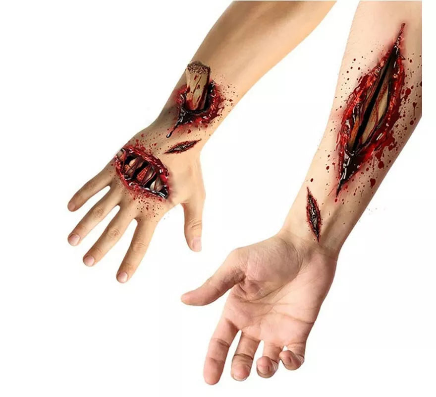 Translation missing: fr.Tatuajes Adhesivos de Herida Abierta