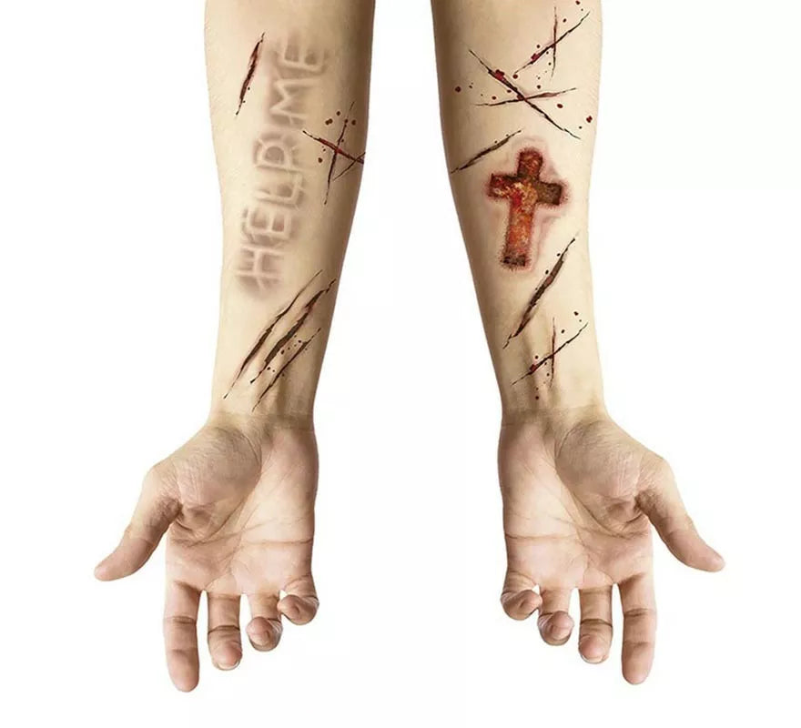 Translation missing: fr.Tatuajes Adhesivos de Heridas Poseída