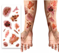 Tatouages avec des plaies infectées