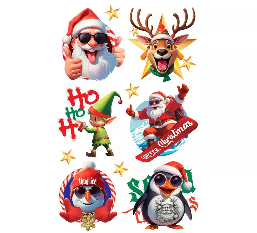 Tatuajes de Navidad modelos surtidos