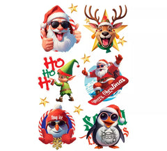 Tatouages de Noël modèles assortis