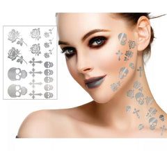 Tatouages gothiques en argent