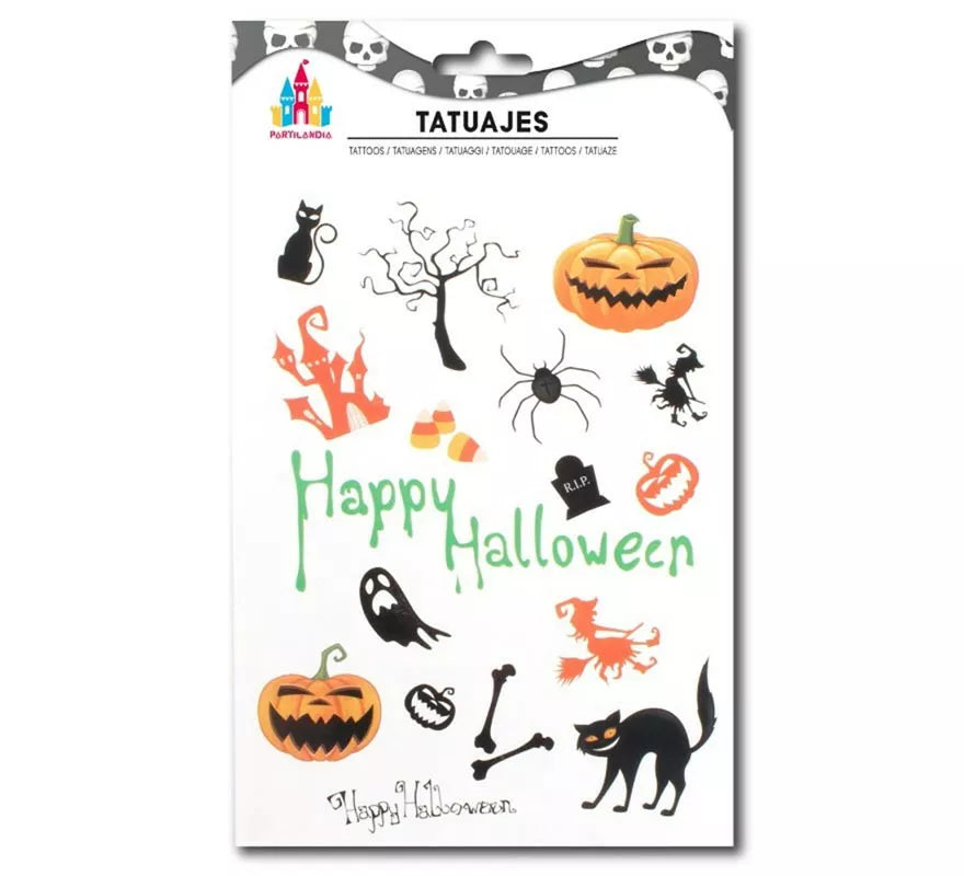 Translation missing: fr.Tatuajes Happy Halloween en modelos surtidos