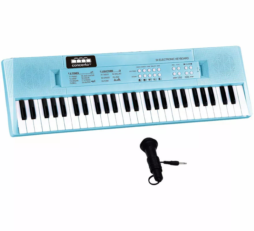 Translation missing: fr.Teclado Electrónico azul de 54 Teclas