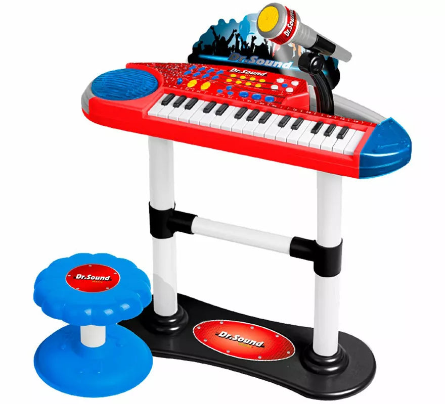 Translation missing: fr.Teclado Electrónico con Micrófono, Pie y Banqueta